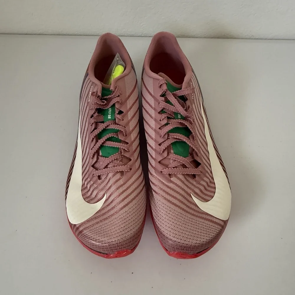 Nike Air Zoom Maxfly 2 Pink Flyweave Track Spikes HQ2058-600 NBY Men Size 8